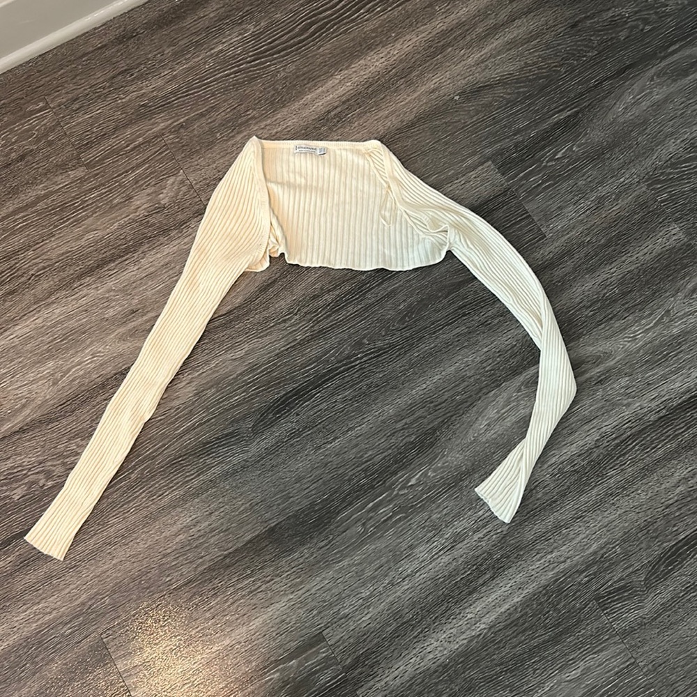 Stradivarius ribbed shrug
